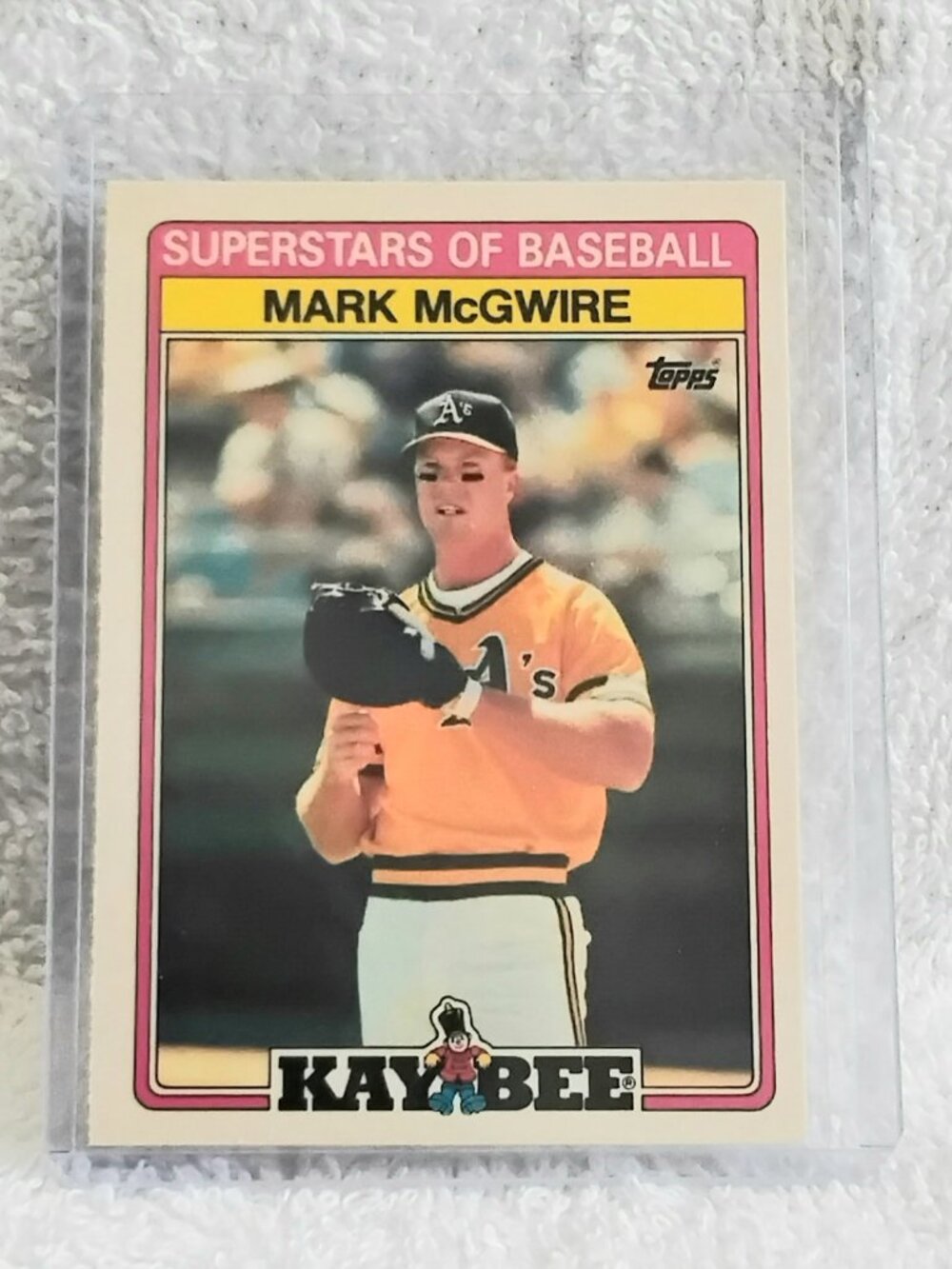 5/$20 Mint 1989 Topps/Kay Bee Mark McGwire Superstars of Baseball MLB Card 21!!